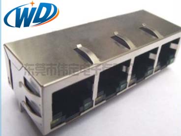 1X4 以太網(wǎng)集成網(wǎng)絡變壓器濾波器RJ45 100M 1000M線路